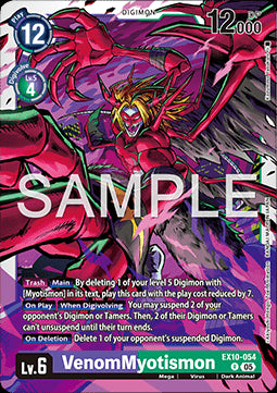 VenomMyotismon (EX10-054) - Sinister Order (Rare) [EX-10-054]