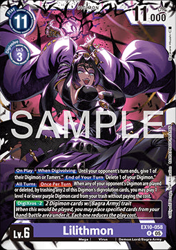 Lilithmon (EX10-058) - Sinister Order (Rare) [EX-10-058]
