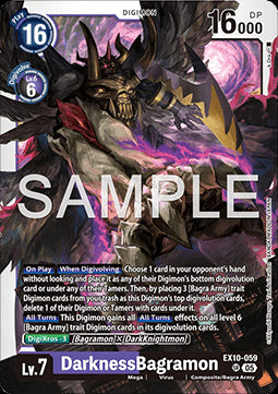 DarknessBagramon (EX10-059) (V.1) - Sinister Order (Super Rare) [EX-10-059]
