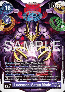 Lucemon: Satan Mode (EX10-060) (V.1) - Sinister Order (Super Rare) [EX-10-060]