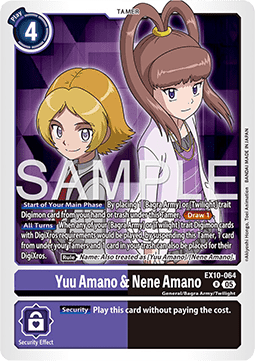 Yuu Amano & Nene Amano (EX10-064) (V.1)