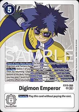 Digimon Emperor (EX10-068) (V.1) - Sinister Order (Super Rare) [EX-10-068]