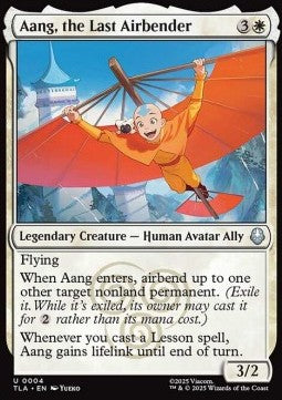 Aang, the Last Airbender - Magic: The Gathering | Avatar: The Last Airbender (Uncommon) [TLA-4]