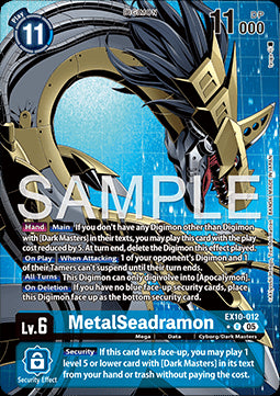 MetalSeadramon (EX10-012) (V.2) - Sinister Order (Alternative Art) [EX-10-012]