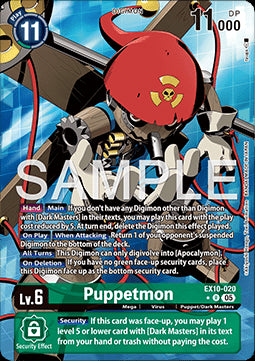 Puppetmon (EX10-020) (V.2) - Sinister Order (Alternative Art) [EX-10-020]