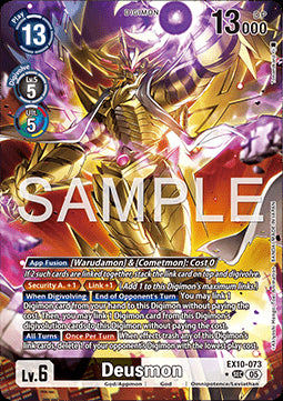 Deusmon (EX10-073) (V.2) - Sinister Order (Alternative Art) [EX-10-073]