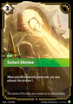 Solari Shrine - Origins (Rare) [OGN-072]