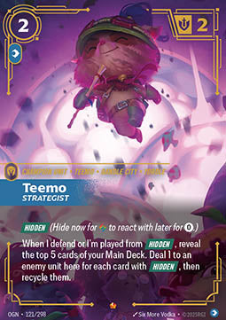 Teemo, Strategist (V.1 - Epic) - Origins (Epic) [OGN-121]
