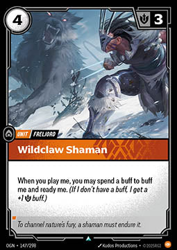 Wildclaw Shaman - Origins (Uncommon) [OGN-147]