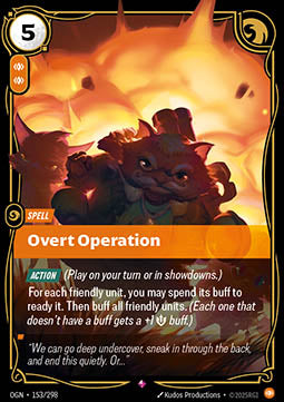 Overt Operation - Origins (Rare) [OGN-153]