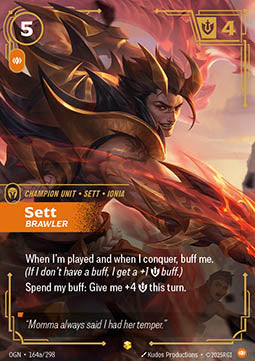 Sett, Brawler (V.2 - Showcase) - Origins (Showcase) [OGN-164a]