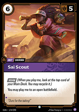 Sai Scout - Origins (Common) [OGN-174]