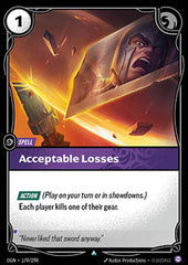 Acceptable Losses