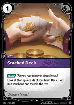 Stacked Deck - Origins (Uncommon) [OGN-183]
