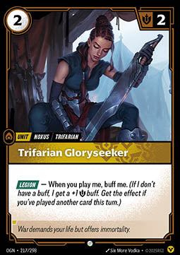 Trifarian Gloryseeker - Origins (Common) [OGN-217]