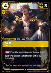 Sett, Kingpin (V.1 - Rare)