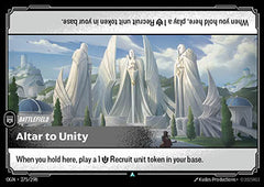 Altar to Unity