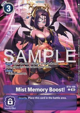 Mist Memory Boost (BT8-108) - Sinister Order (Alternative Art) [EX-10-BT8-108]