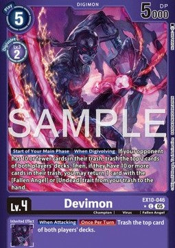 Devimon (EX10-046) (V.2) - Sinister Order (Alternative Art) [EX-10-046]