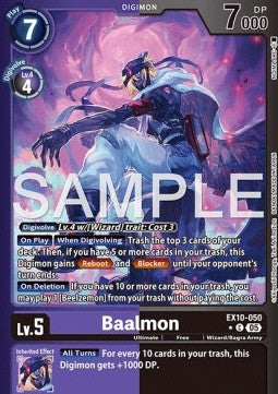 Baalmon (EX10-050) (V.2) - Sinister Order (Alternative Art) [EX-10-050]