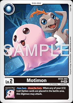 Motimon (BT23-003) - Hackers' Slumber (Common) [BT-23-003]