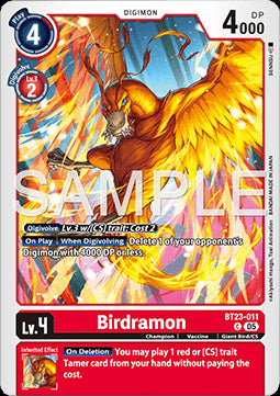 Birdramon (BT23-011) - Hackers' Slumber (Common) [BT-23-011]