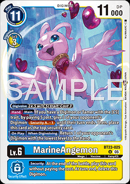 MarineAngemon (BT23-025) - Hackers' Slumber (Uncommon) [BT-23-025]