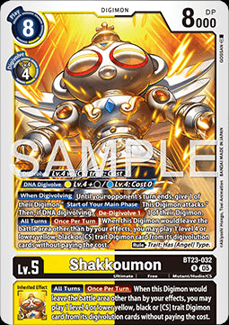 Shakkoumon (BT23-032) - Hackers' Slumber (Rare) [BT-23-032]
