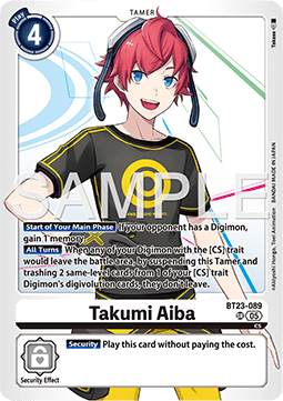 Takumi Aiba (BT23-089) (V.1)