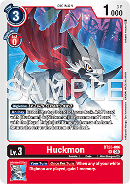 Huckmon (BT23-006) - Hackers' Slumber (Rare) [BT-23-006]