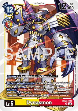 Dynasmon (BT23-035) - Hackers' Slumber (Rare) [BT-23-035]