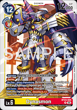 Dynasmon (BT23-035) - Hackers' Slumber (Rare) [BT-23-035]