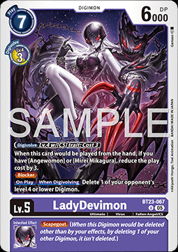 LadyDevimon (BT23-067) - Hackers' Slumber (Uncommon) [BT-23-067]