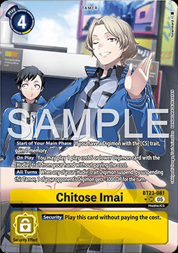 Chitose Imai (BT23-081) (V.2) - Hackers' Slumber (Alternative Art) [BT-23-081]