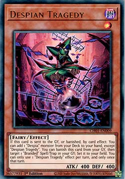 Despian Tragedy - THE CHRONICLES DECK: The Fallen & The Virtuous (All-Foil Edition) (Ultra Rare) [CH01-009]
