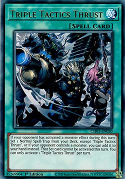 Triple Tactics Thrust (V.1 - Ultra Rare)