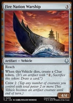 Fire Nation Warship