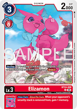 Elizamon (BT24-008) - Time Stranger (Uncommon) [BT-24-008]