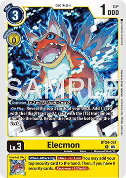 Elecmon (BT24-031) (V.1) - Time Stranger (Rare) [BT-24-031]