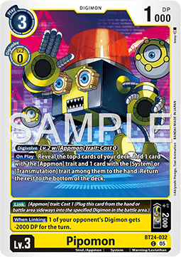 Pipomon (BT24-032) - Time Stranger (Common) [BT-24-032]