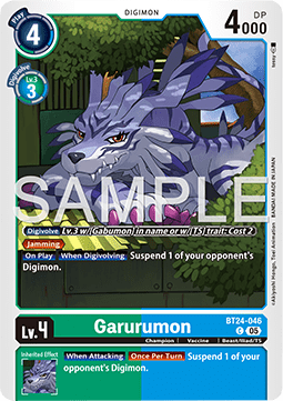 Garurumon (BT24-046) - Time Stranger (Common) [BT-24-046]
