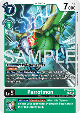 Parrotmon (BT24-049) - Time Stranger (Common) [BT-24-049]