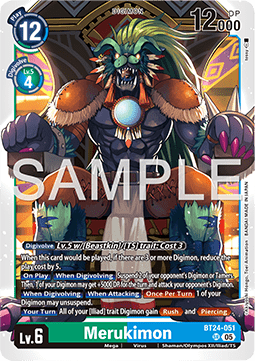 Merukimon (BT24-051) (V.1) - Time Stranger (Super Rare) [BT-24-051]
