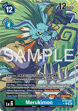 Merukimon (BT24-051) (V.2) - Time Stranger (Alternative Art) [BT-24-051]