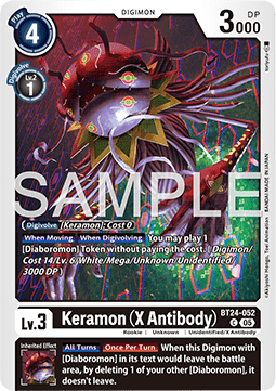 Keramon (X Antibody) (BT24-052) - Time Stranger (Common) [BT-24-052]