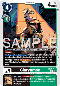 Ginryumon (BT24-055) - Time Stranger (Common) [BT-24-055]