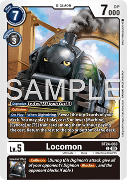 Locomon (BT24-063) - Time Stranger (Common) [BT-24-063]