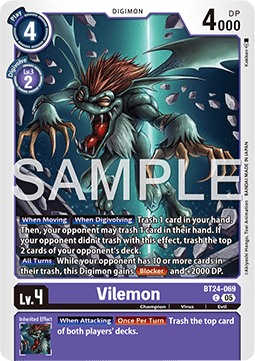 Vilemon (BT24-069) - Time Stranger (Common) [BT-24-069]