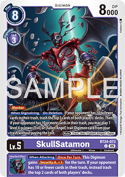 SkullSatamon (BT24-073) - Time Stranger (Common) [BT-24-073]