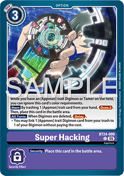 Super Hacking (BT24-099) - Time Stranger (Common) [BT-24-099]